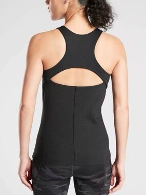 Athleta NWT Black Racerback Cutout Support  Tank Size XS